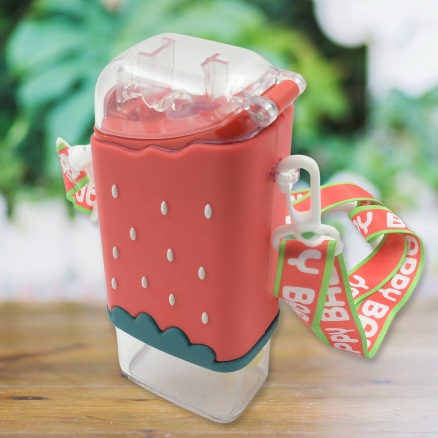 12555 Portable Cute Water Bottle for Kids, Unique Ice Cream Shape water cup, Popsicle Shaped Plastic Kettle with Straw, Adjustable Shoulder Strap, BPA free, Leakproof (300 ML) 12555 Portable Cute Water Bottle for Kids, Unique Ice Cream Shape water cup, Popsicle Shaped Plastic Kettle with Straw, Adjustable Shoulder Strap, BPA free, Leakproof (300 ML)